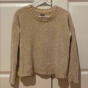 AEO Cream Chenille Pullover Sweater